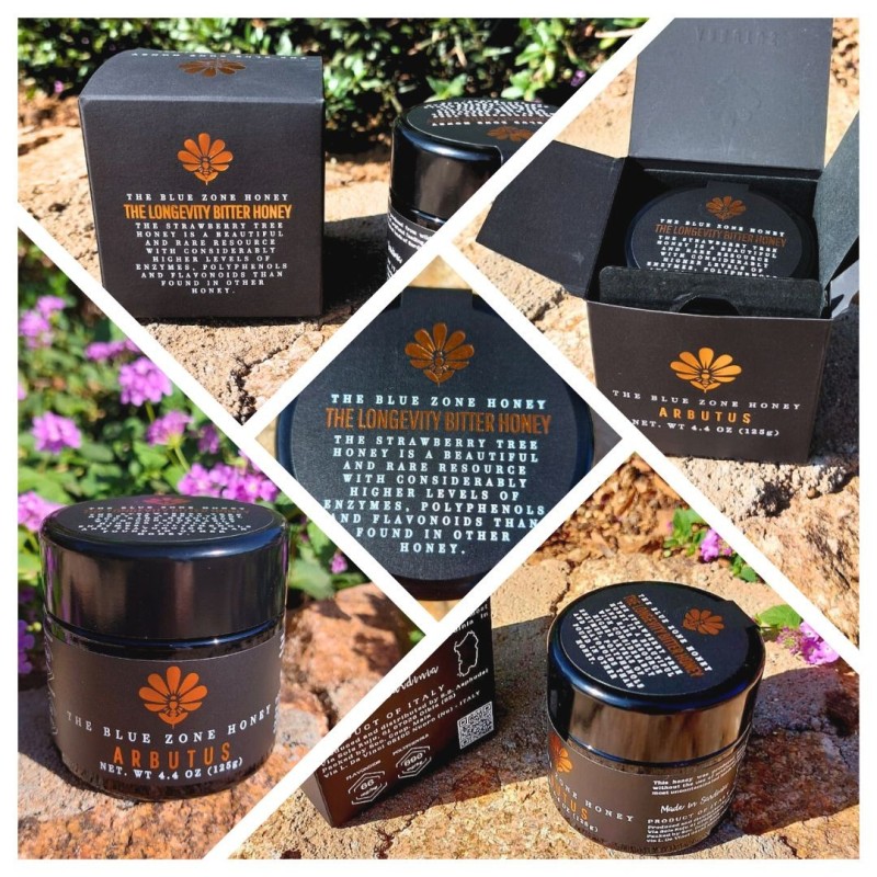 Corbezzolo Bitter Honey - Strawberry tree pure honey -125g Corbezzolo Bitter Honey - Strawberry tree pure honey -125g